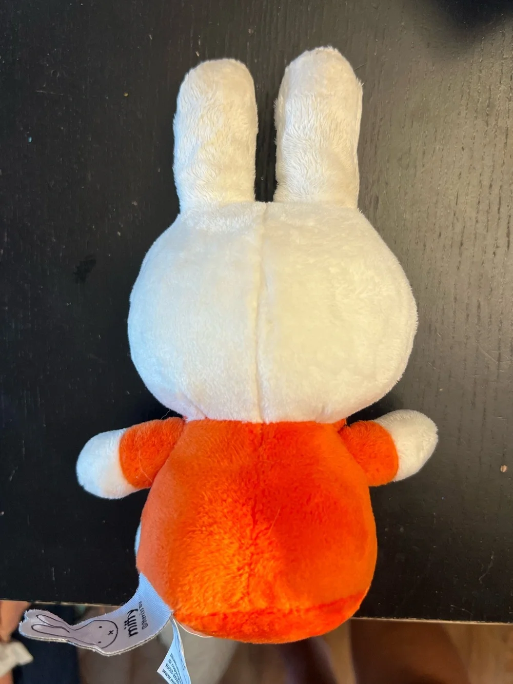 miffy Plush Bunny in White with Orange Outfit 8inches